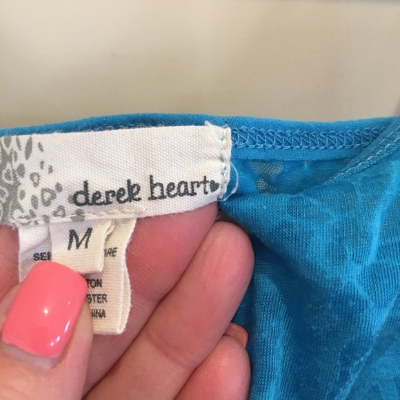 Turquoise tank top - Picture 3 of 4